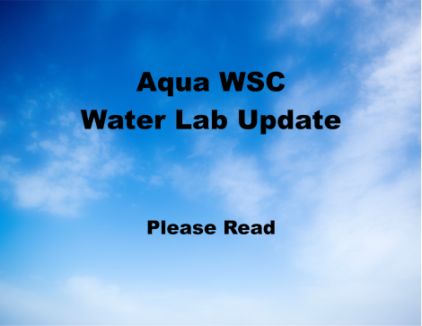 Aqua Water Lab update due to Covid-19 thumbnail
